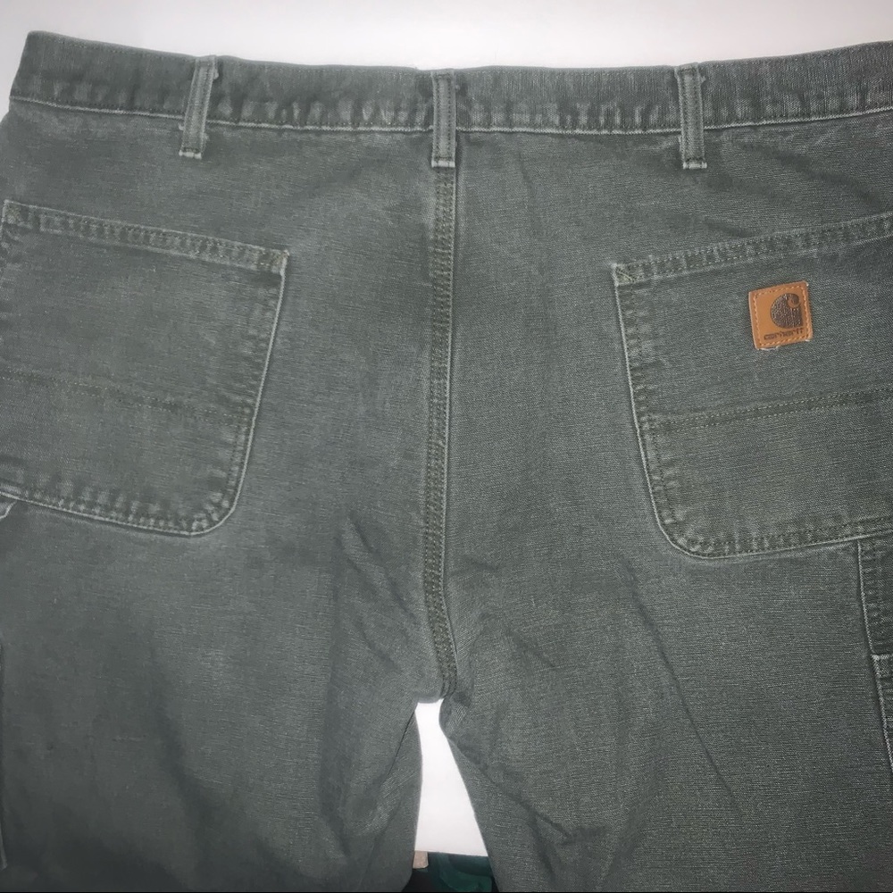 Carhartt Mens Lined Jeans.  Wide leg relaxed fit preowned 42 x 31 - Picture 3 of 9